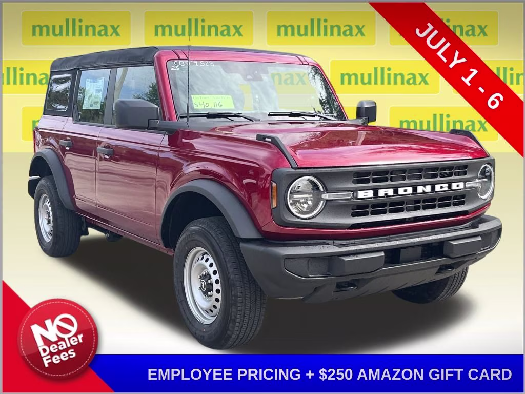 2025 Ruby Red Metallic Ford Bronco Base 4X4 SUV