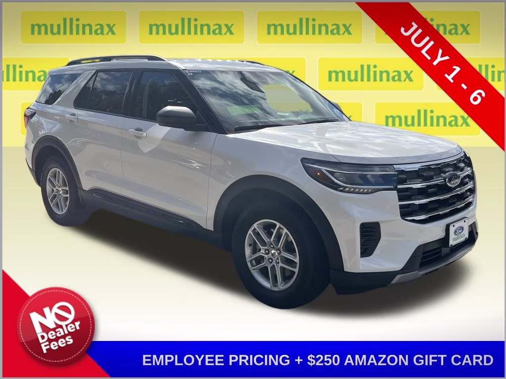2026 White Metallic Ford Explorer Active RWD SUV
