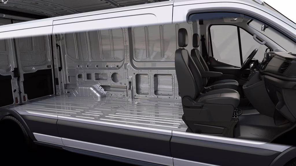 2025 Oxford White Ford Transit-150 Base AWD Van