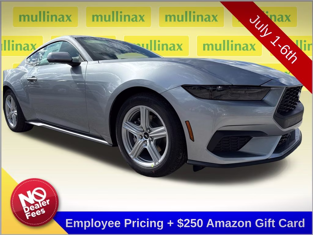 2026 Iconic Silver Metallic Ford Mustang EcoBoost RWD Coupe