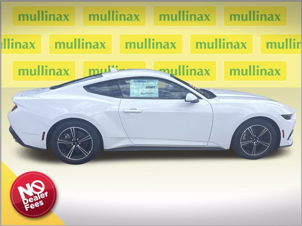 2025 Oxford White Ford Mustang EcoBoost RWD Coupe