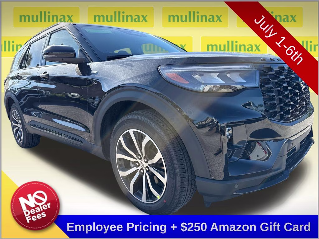 2026 Agate Black Metallic Ford Explorer ST-Line RWD SUV