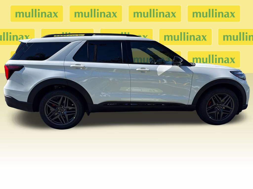 2026 Star White Metallic Tri-Coat Ford Explorer ST RWD SUV