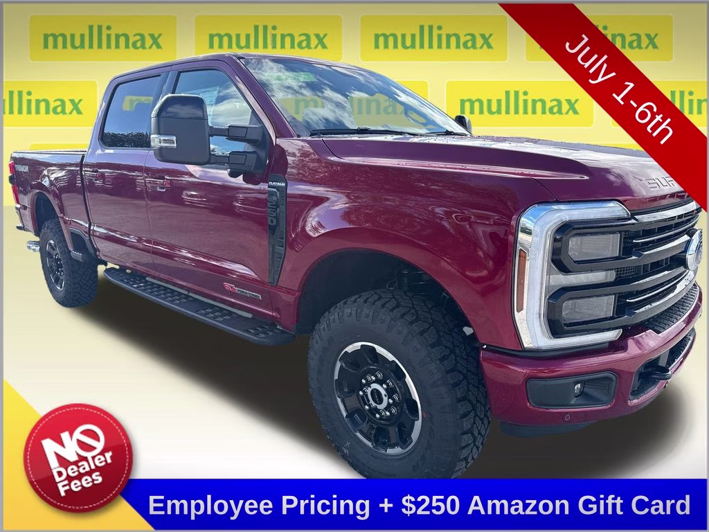2026 Ruby Red Metallic Tinted Clearcoat Ford Super Duty F-250 SRW Platinum 4X4 Truck