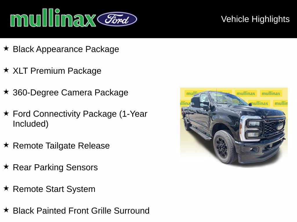 2026 Black Metallic Ford Super Duty F-250 SRW XLT 4X4 Truck