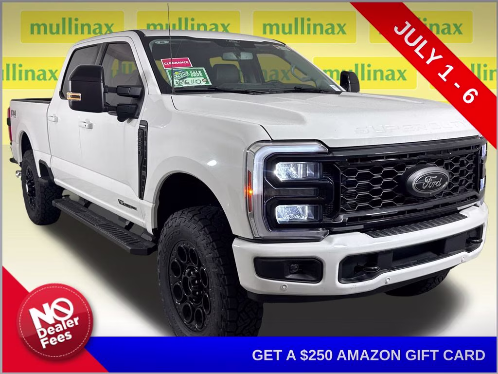 2026 Star White Metallic Tri-Coat Ford Super Duty F-250 SRW Lariat 4X4 Truck
