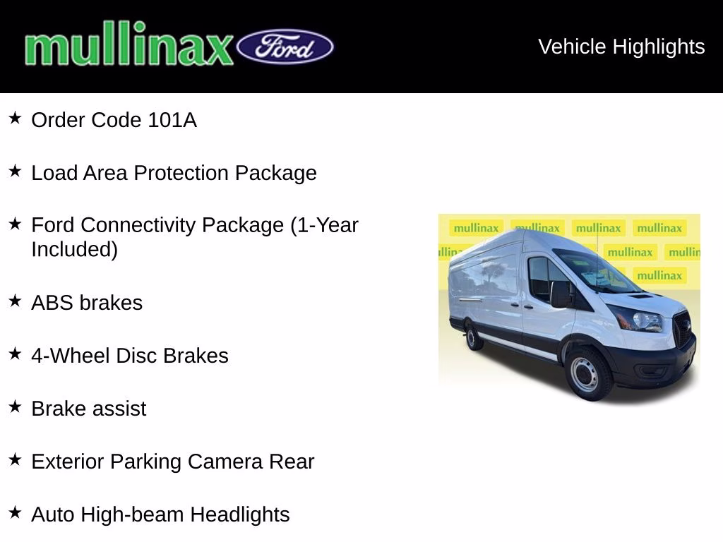 2026 Oxford White Ford Transit-350 Base RWD Van