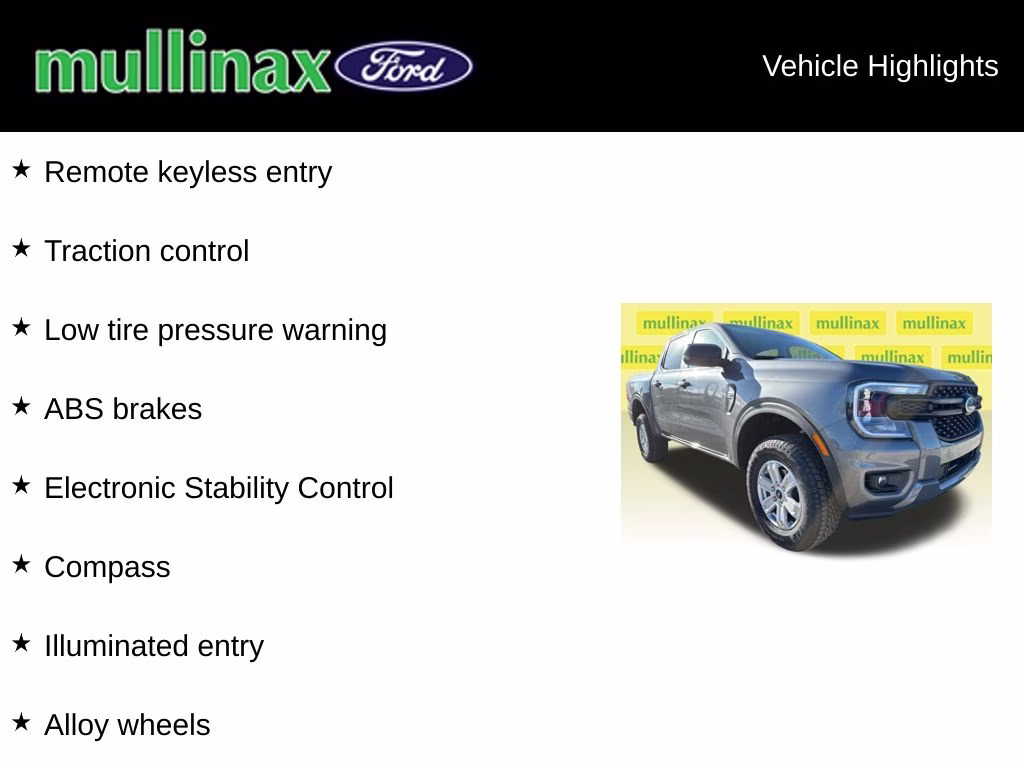 2025 Carbonized Gray Metallic Ford Ranger STX RWD Truck