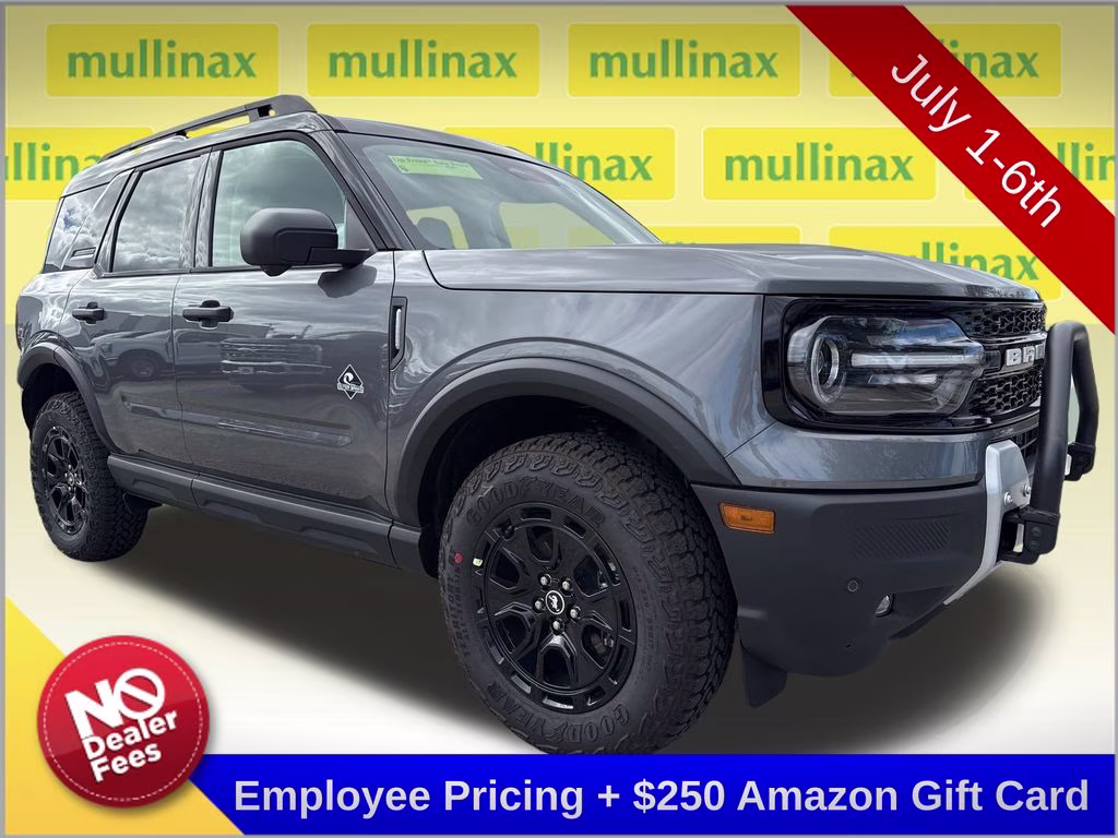 2025 Carbonized Gray Metallic Ford Bronco Sport Outer Banks 4X4 SUV