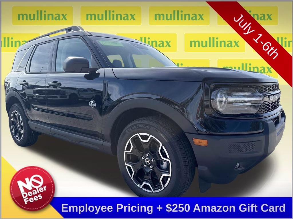2025 Shadow Black Ford Bronco Sport Outer Banks 4X4 SUV