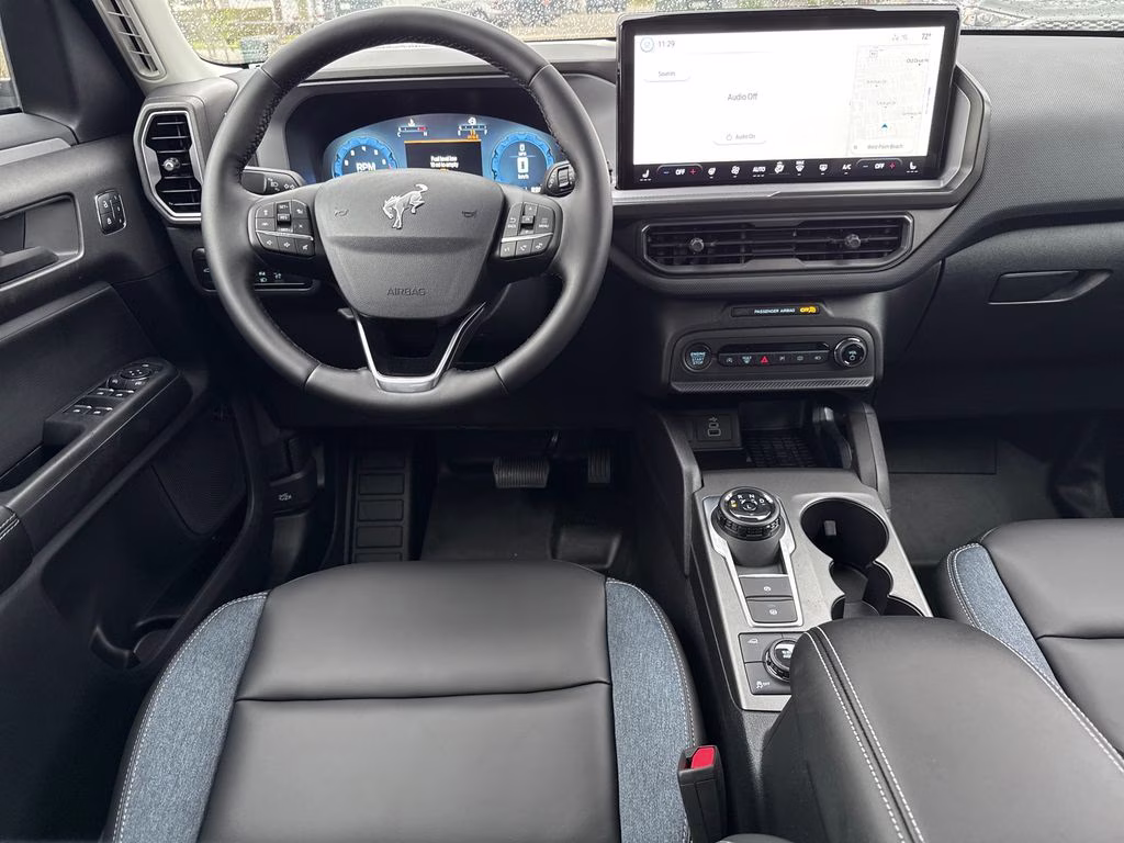 2025 Azure Gray Metallic Tri-Coat Ford Bronco Sport Outer Banks 4X4 SUV