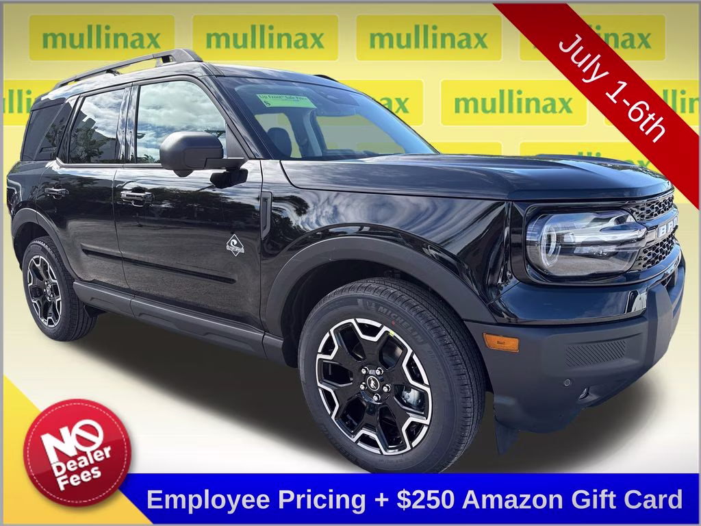 2025 Shadow Black Ford Bronco Sport Outer Banks 4X4 SUV