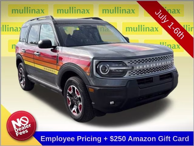 2025 Carbonized Gray Metallic Ford Bronco Sport Free Wheeling 4X4 SUV