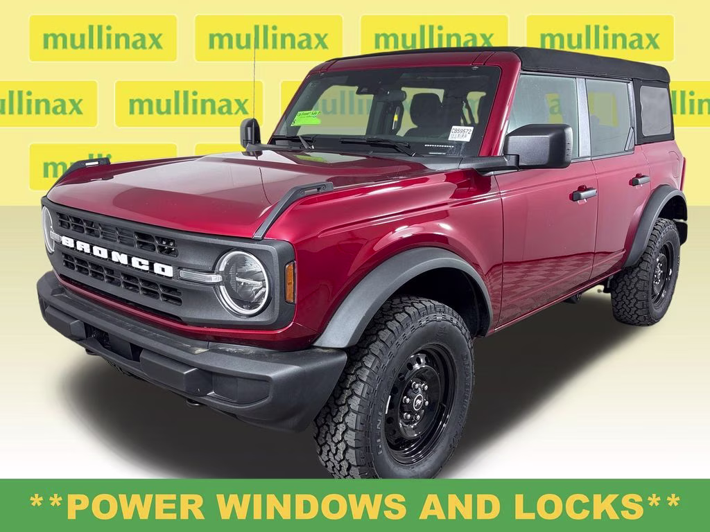 2025 Ruby Red Metallic Tinted Clearcoat Ford Bronco Base 4X4 SUV