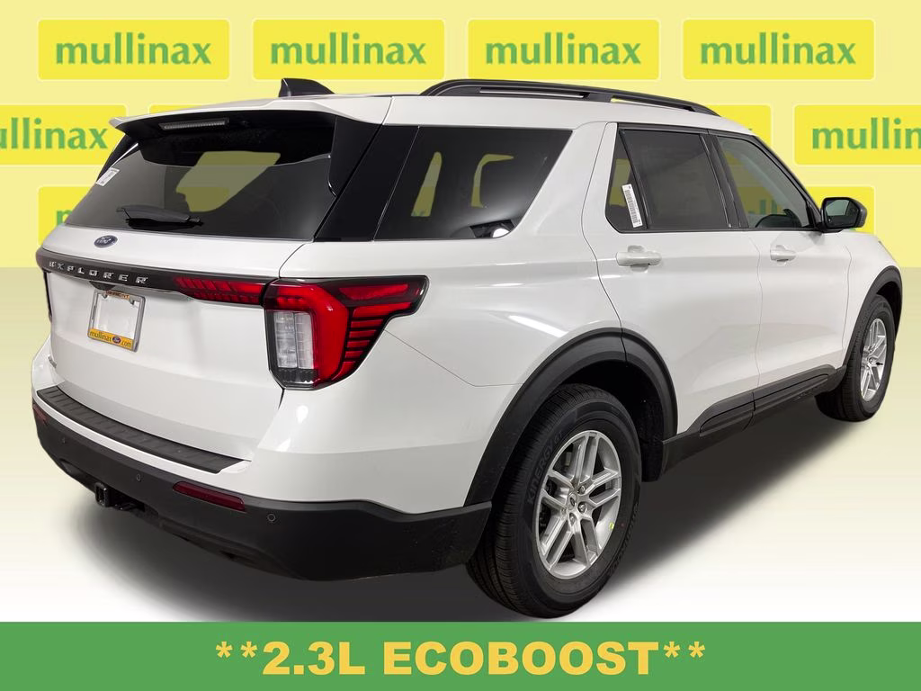2026 Star White Metallic Tri-Coat Ford Explorer Active RWD SUV