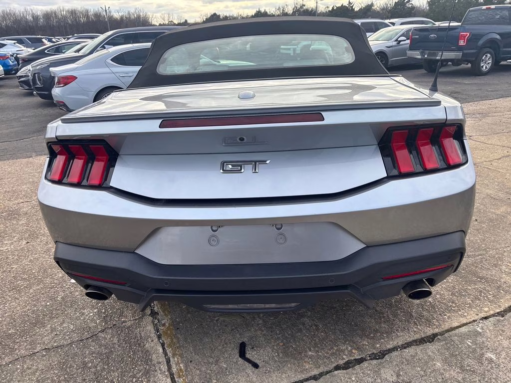 2024 Silver Metallic Ford Mustang GT Premium RWD Convertible