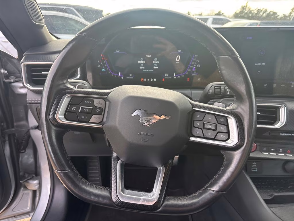 2024 Silver Metallic Ford Mustang GT Premium RWD Convertible