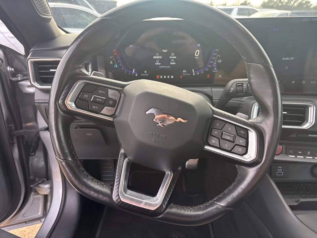2024 Silver Metallic Ford Mustang GT Premium RWD Convertible