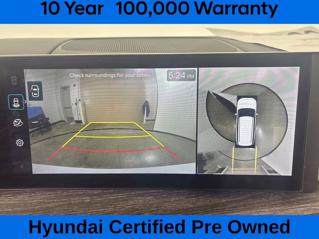 2024 Serenity White Hyundai Santa Fe Calligraphy AWD SUV