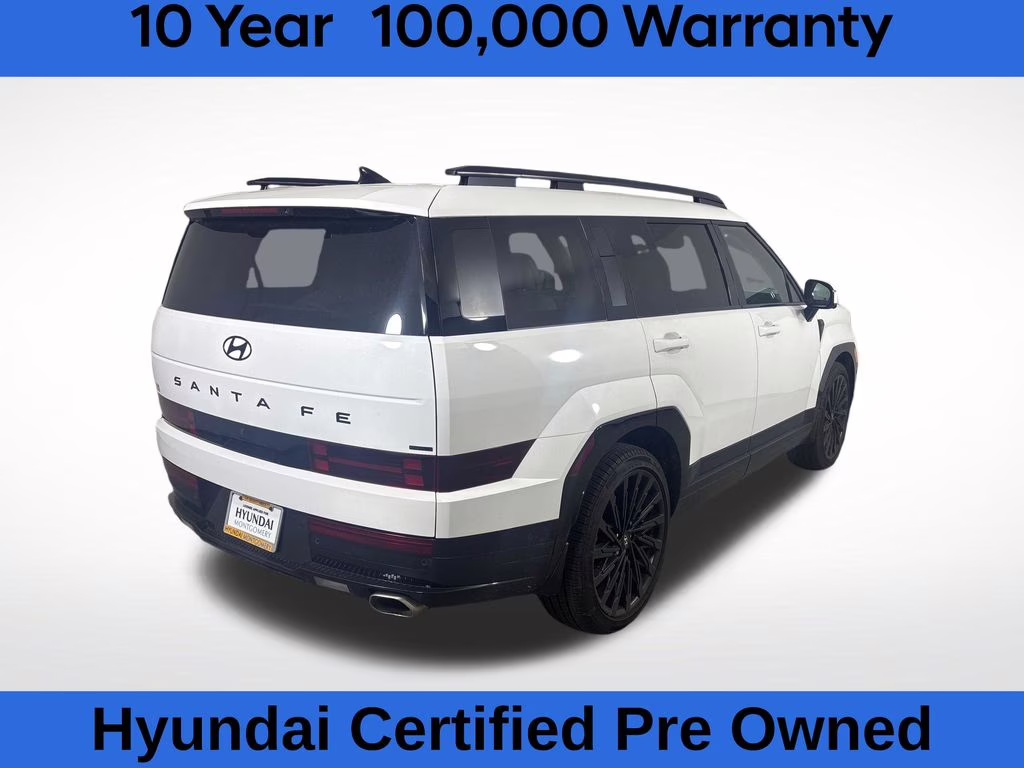 2024 Serenity White Hyundai Santa Fe Calligraphy AWD SUV