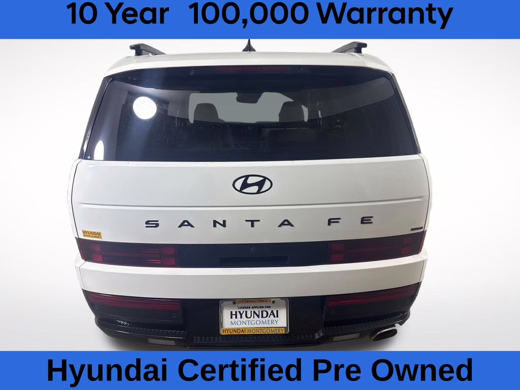 2024 Serenity White Hyundai Santa Fe Calligraphy AWD SUV