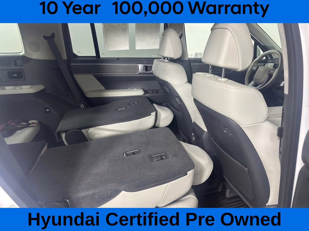 2024 Serenity White Hyundai Santa Fe Calligraphy AWD SUV