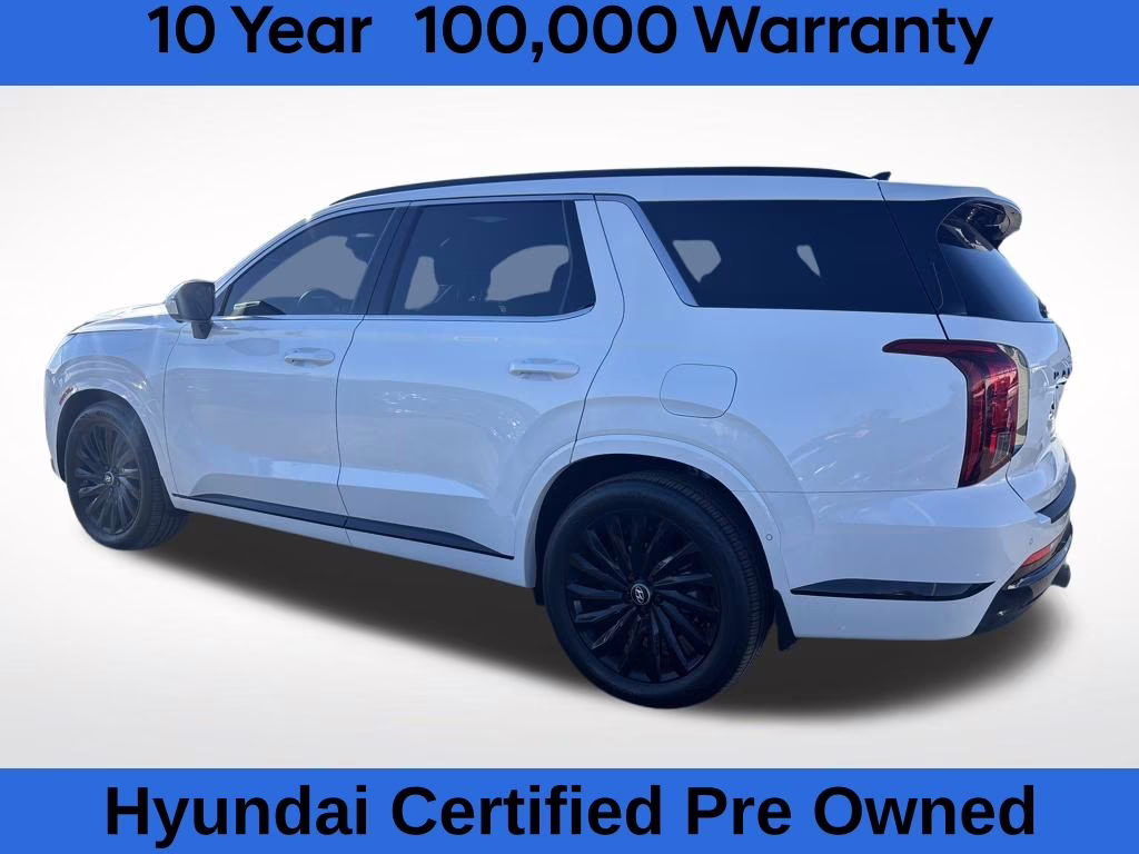 2024 Hyper White Hyundai Palisade Calligraphy Night Edition AWD SUV