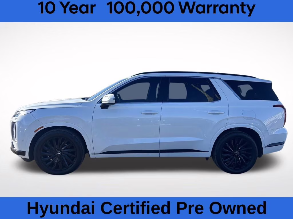2024 Hyper White Hyundai Palisade Calligraphy Night Edition AWD SUV