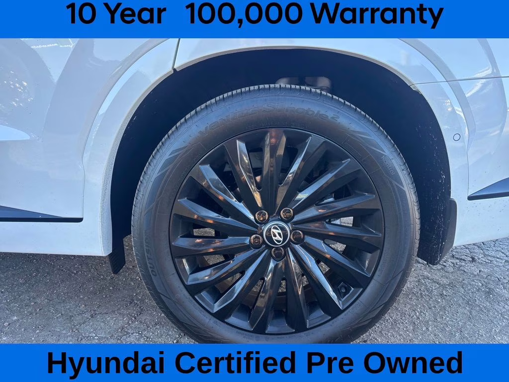 2024 Hyper White Hyundai Palisade Calligraphy Night Edition AWD SUV