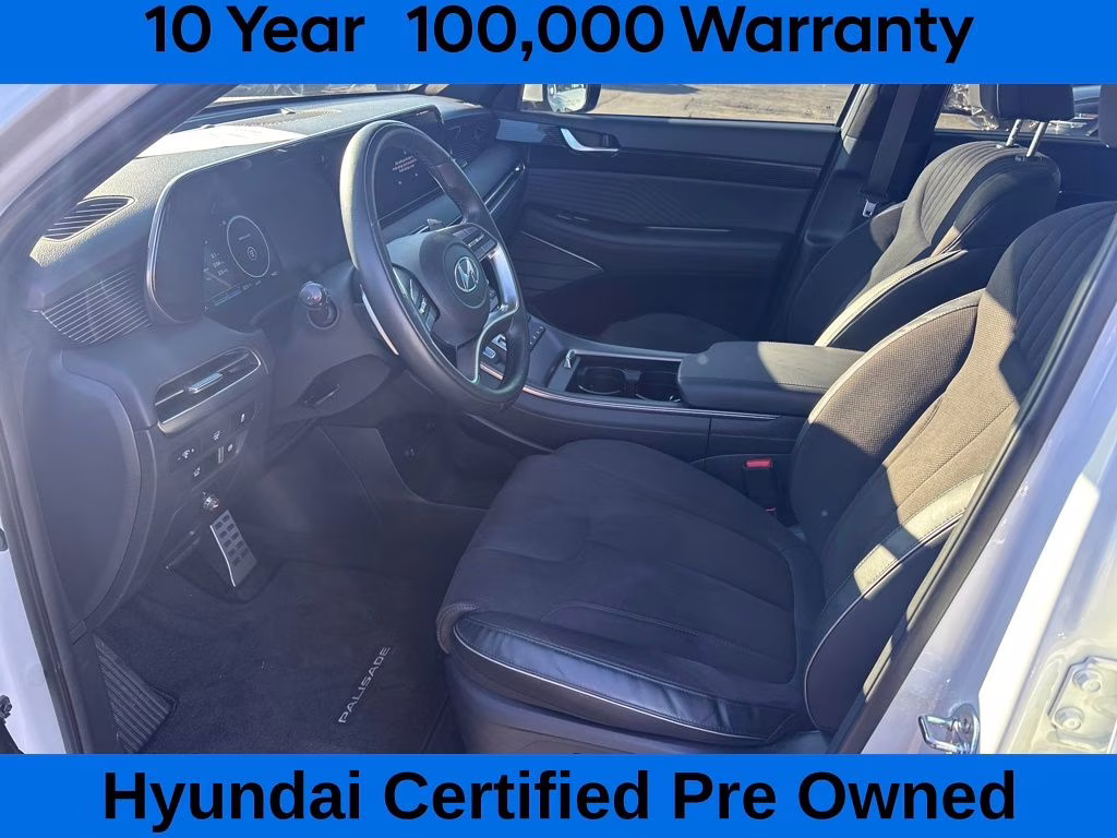 2024 Hyper White Hyundai Palisade Calligraphy Night Edition AWD SUV