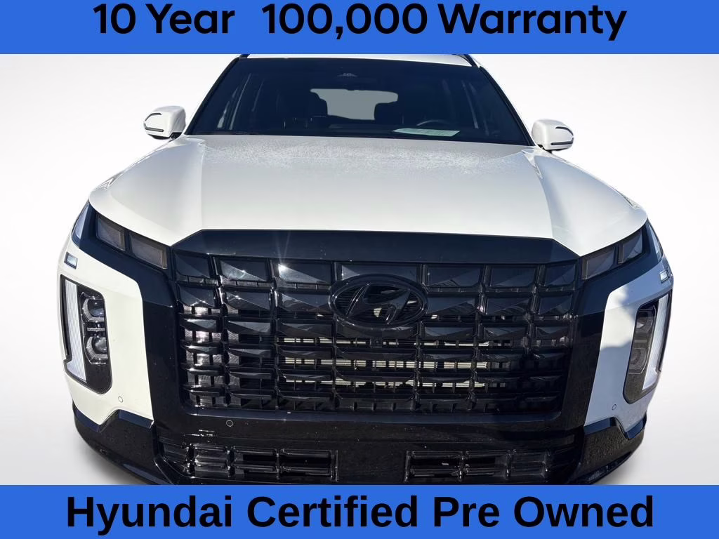 2024 Hyper White Hyundai Palisade Calligraphy Night Edition AWD SUV