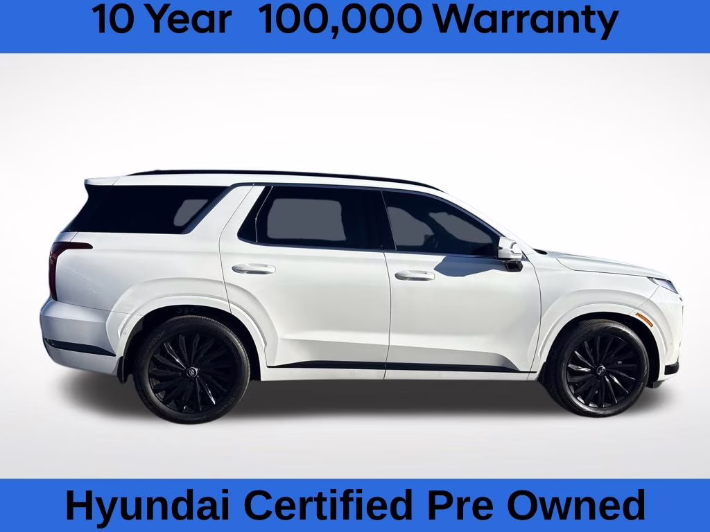 2024 Hyper White Hyundai Palisade Calligraphy Night Edition AWD SUV