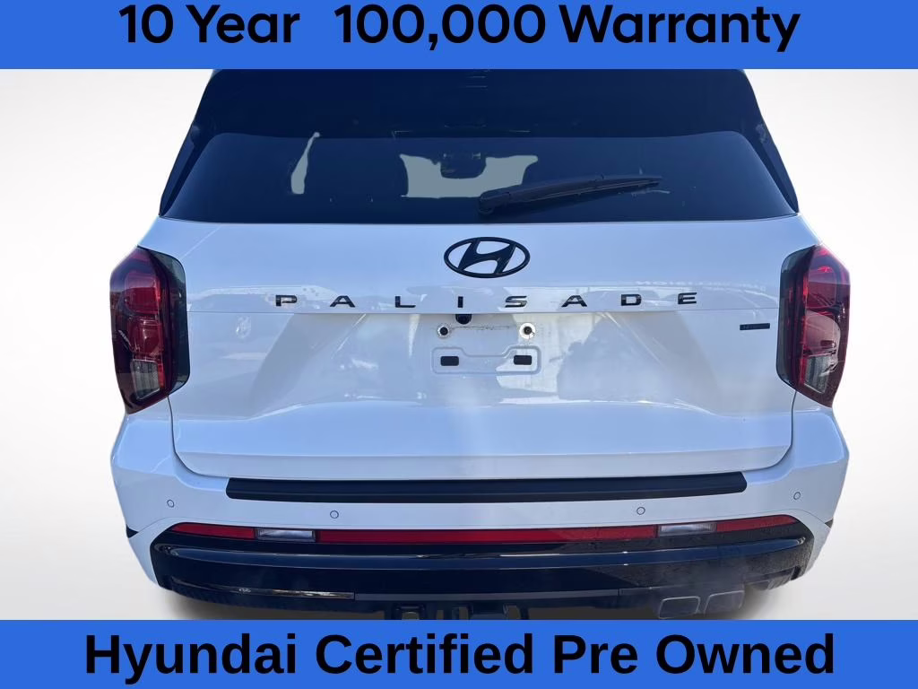 2024 Hyper White Hyundai Palisade Calligraphy Night Edition AWD SUV