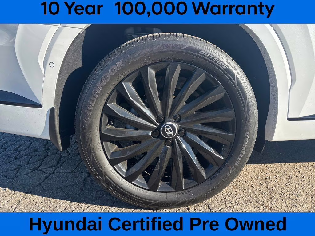 2024 Hyper White Hyundai Palisade Calligraphy Night Edition AWD SUV