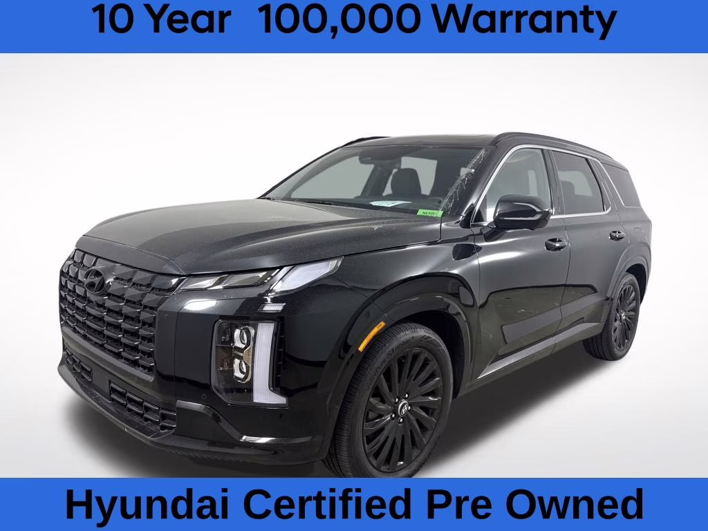 2025 Abyss Black Pearl Hyundai Palisade Calligraphy Night Edition AWD SUV