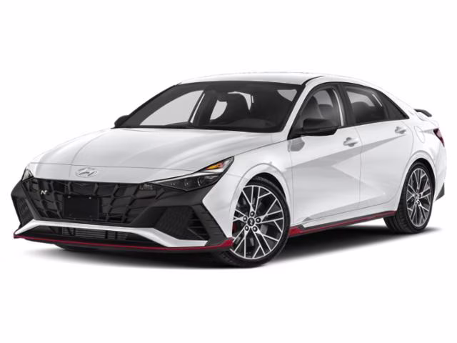 2022 Ceramic White Hyundai Elantra N Base FWD Sedan