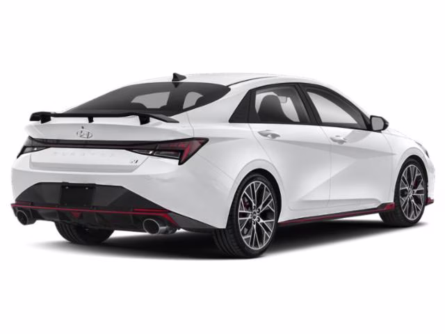 2022 Ceramic White Hyundai Elantra N Base FWD Sedan