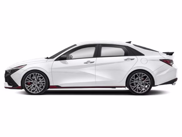 2022 Ceramic White Hyundai Elantra N Base FWD Sedan