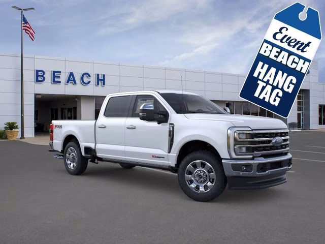 2026 White Ford Super Duty F-250 SRW King Ranch 4X4 Truck