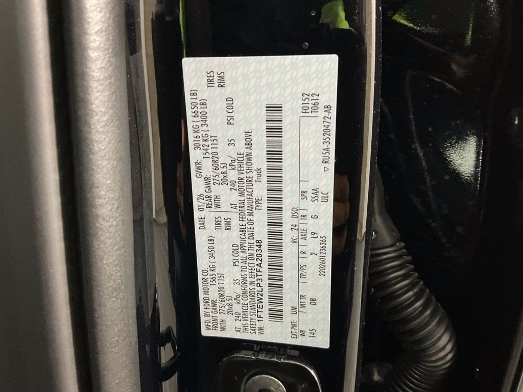 2026 Black Metallic Ford F-150 STX 4X4 Truck