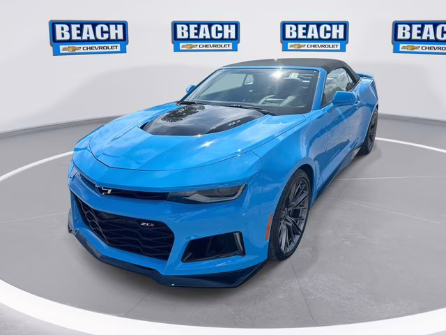 2023 Blue Chevrolet Camaro ZL1 RWD Convertible