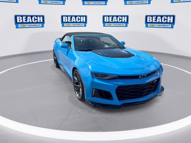 2023 Blue Chevrolet Camaro ZL1 RWD Convertible