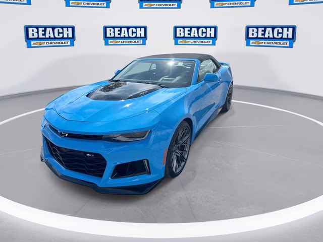 2023 Blue Chevrolet Camaro ZL1 RWD Convertible