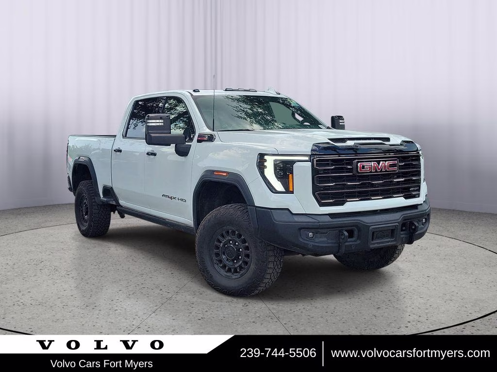 2024 Summit White GMC Sierra AT4X 4X4 Truck