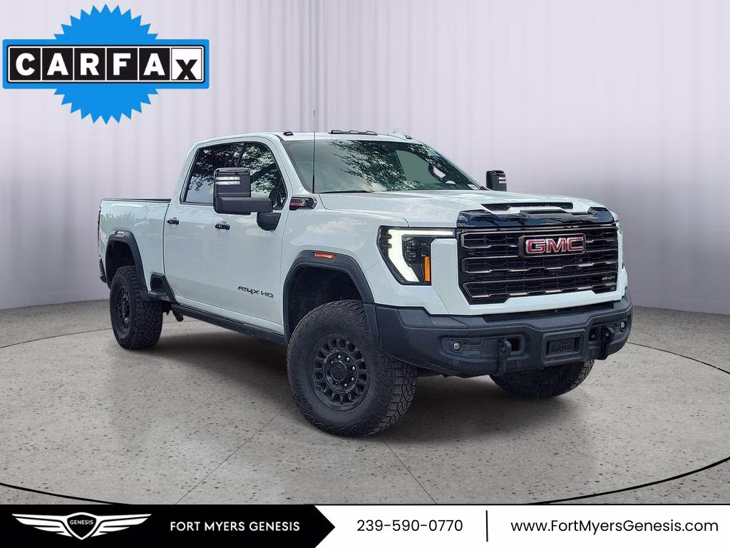 2024 Summit White GMC Sierra AT4X 4X4 Truck