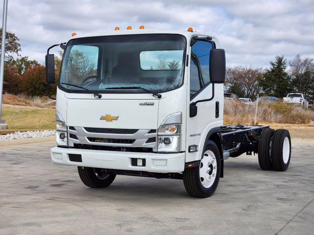 2025 Arc White Chevrolet 4500 HG LCF Gas 1WT RWD Truck