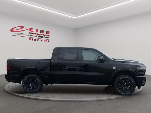 2026 Diamond Black Crystal Pearlcoat Ram 1500 Big Horn Night Edition 4X4 Truck