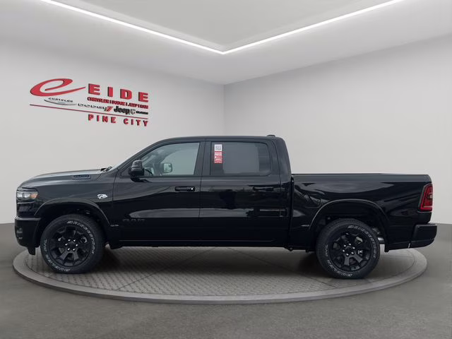 2026 Diamond Black Crystal Pearlcoat Ram 1500 Big Horn Night Edition 4X4 Truck