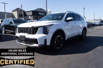 2024 Glacial White Pearl Kia Sorento S FWD SUV