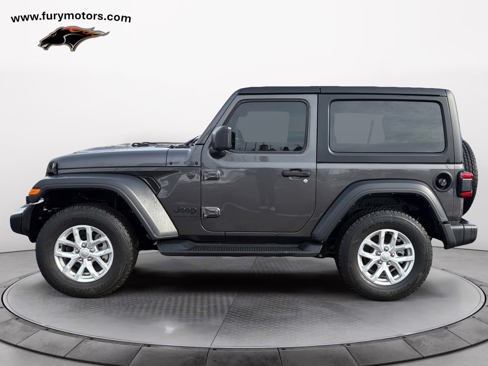 2023 Granite Crystal Metallic Clearcoat Jeep Wrangler Sport S 4X4 SUV